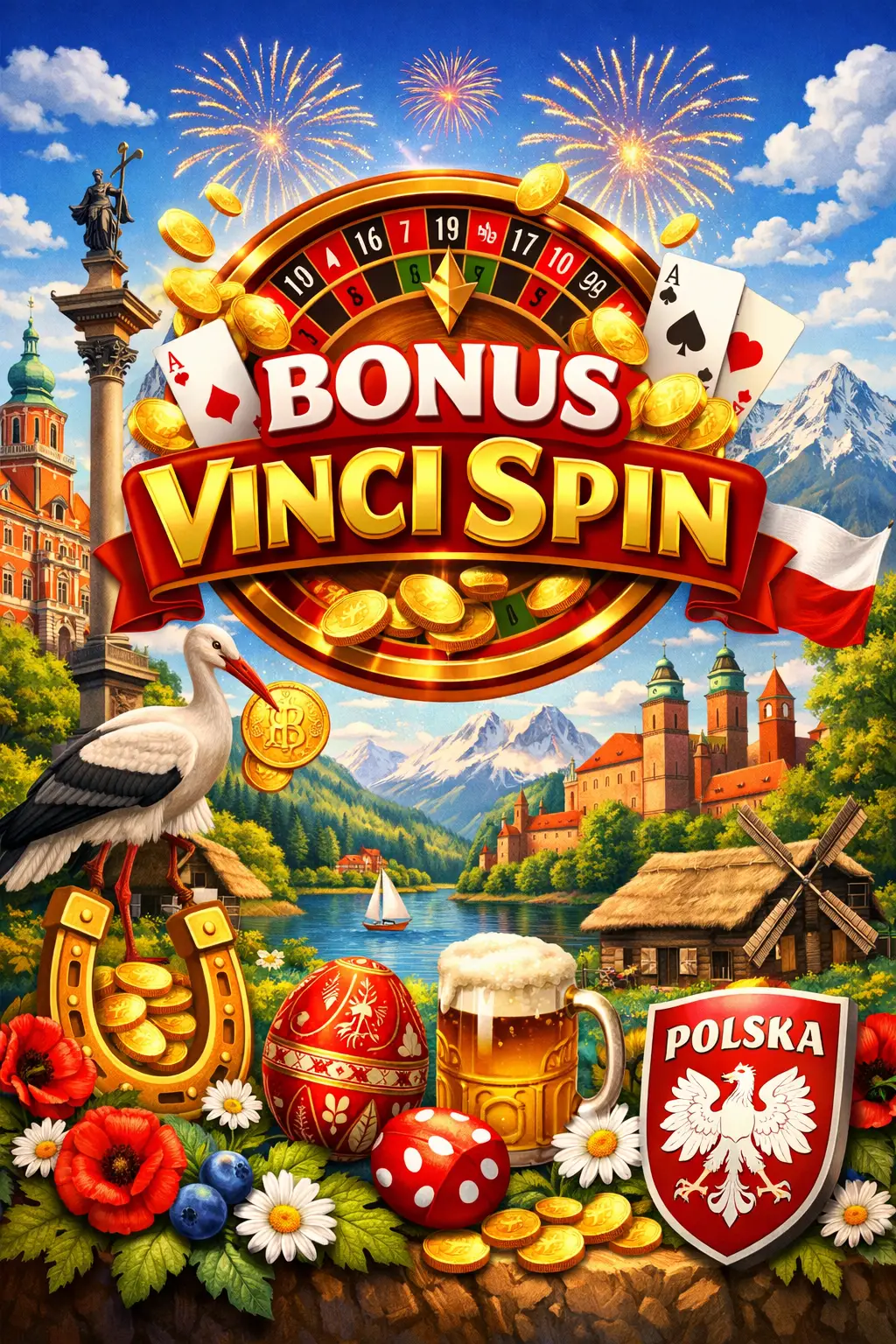 Bonus Bez Depozytu VinciSpin — Kod 100VINCI1 i 100 Free Spinów